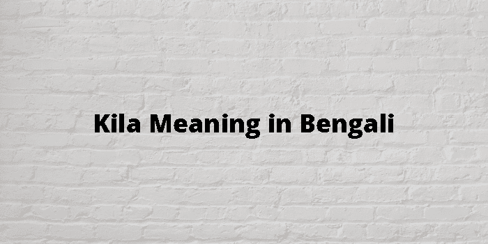 Kila Meaning In Bengali - বাংলা অর্থ