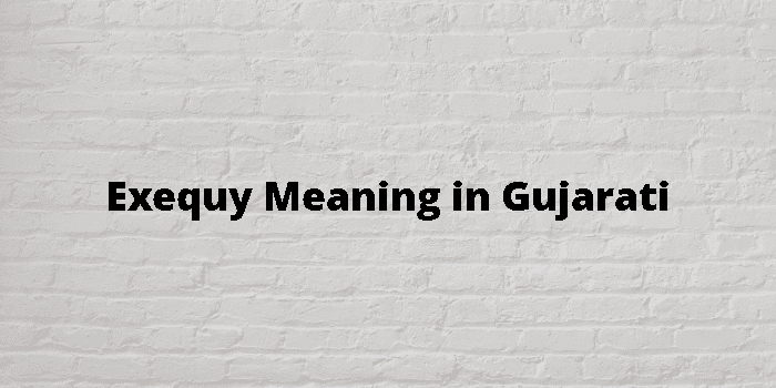 exequy-meaning-in-gujarati