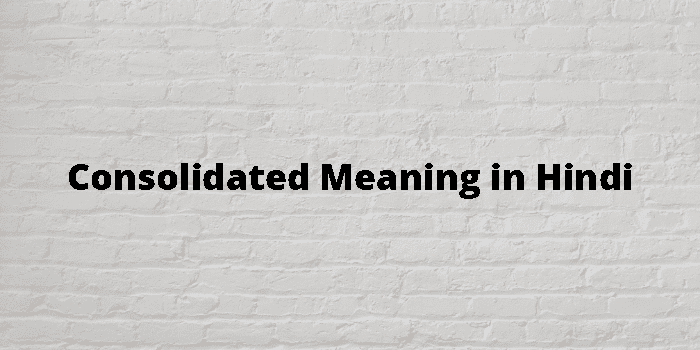 consolidated-meaning-in-hindi