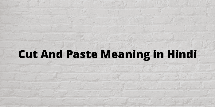 cut-and-paste-meaning-in-hindi