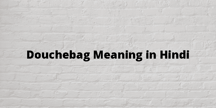 douchebag-meaning-in-hindi