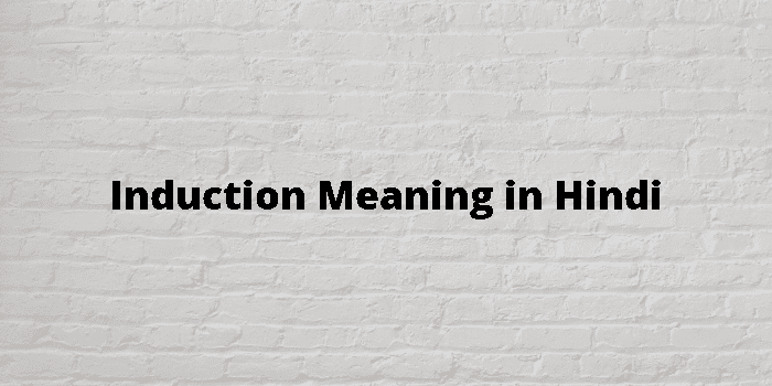 Induction meaning deals in hindi