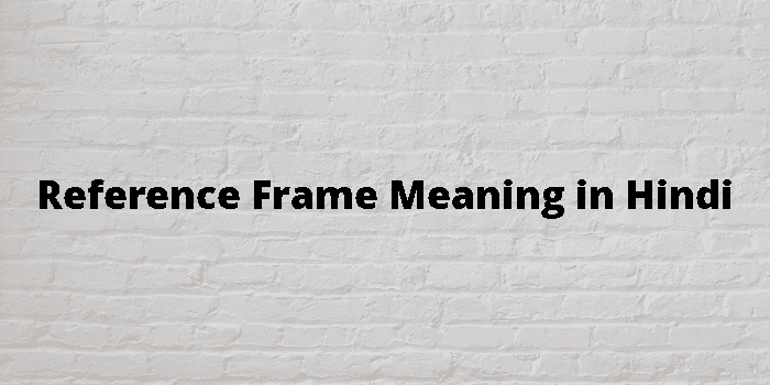 reference-frame-meaning-in-hindi