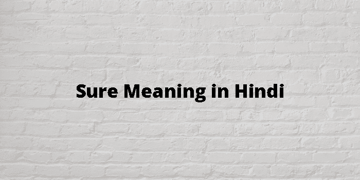 sure-meaning-in-hindi