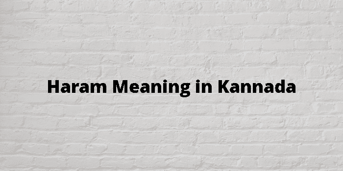 haram-meaning-in-kannada