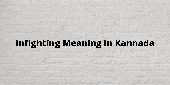 Infighting Meaning In Kannada - ಕನ್ನಡ ಅರ್ಥ