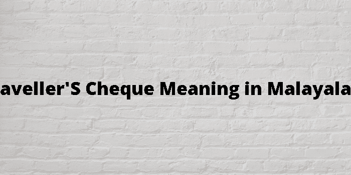 Honour Cheque Meaning In Malayalam