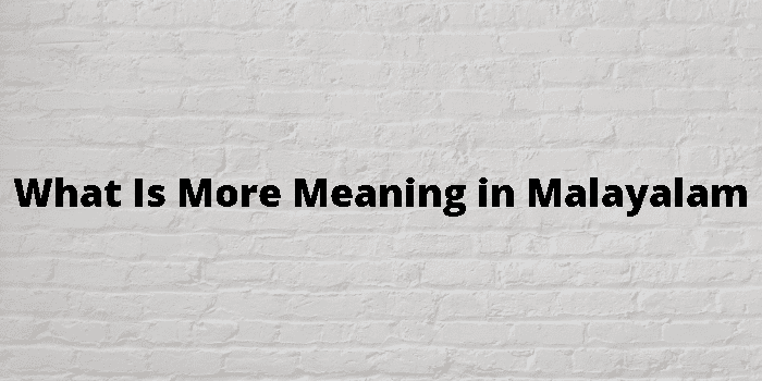 what-is-more-meaning-in-malayalam