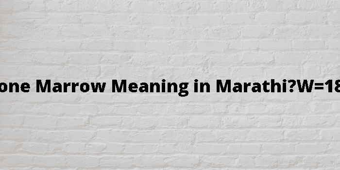 Bone Marrow Meaning In Marathi 