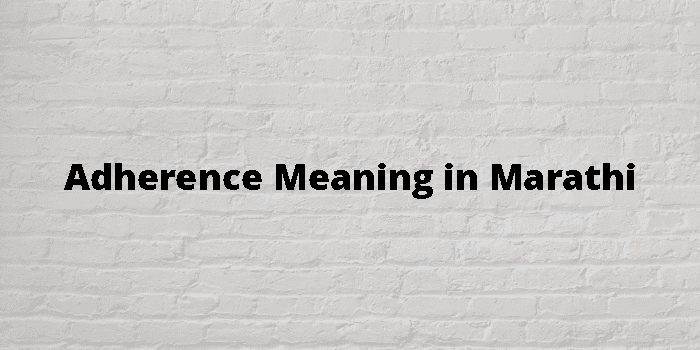 adherence-meaning-in-marathi