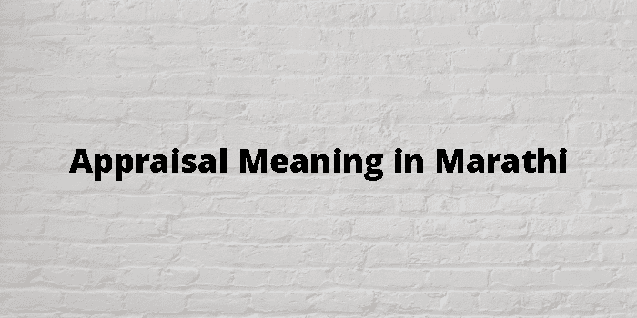 appraisal-meaning-in-marathi