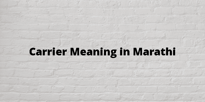 carrier-meaning-in-marathi