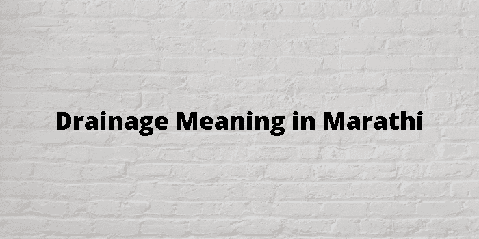 drainage-meaning-in-marathi