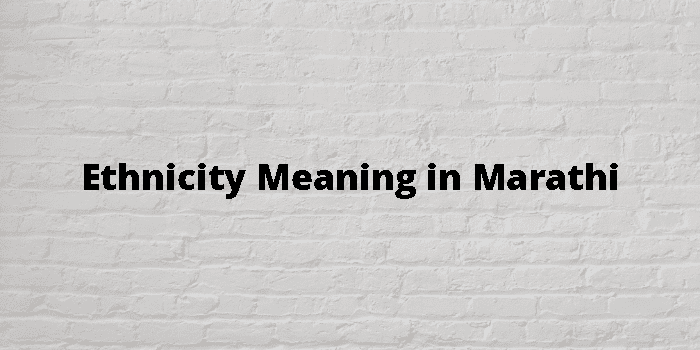 ethnicity-meaning-in-marathi