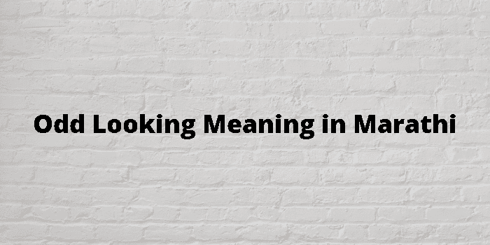 odd-looking-meaning-in-marathi