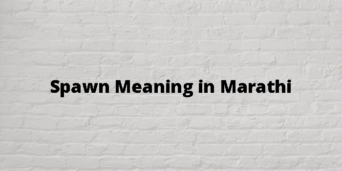 Spawn Meaning In Marathi 
