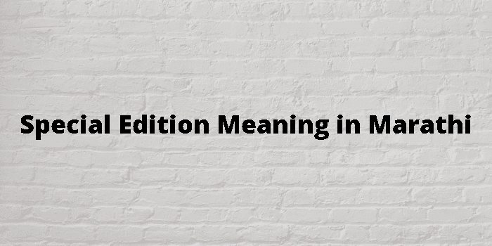 special-edition-meaning-in-marathi