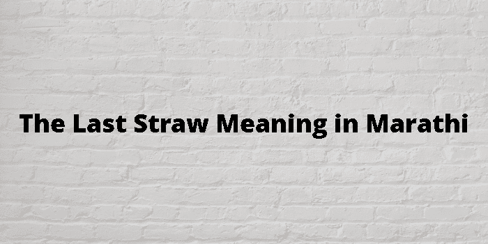 Straw Meaning In Marathi