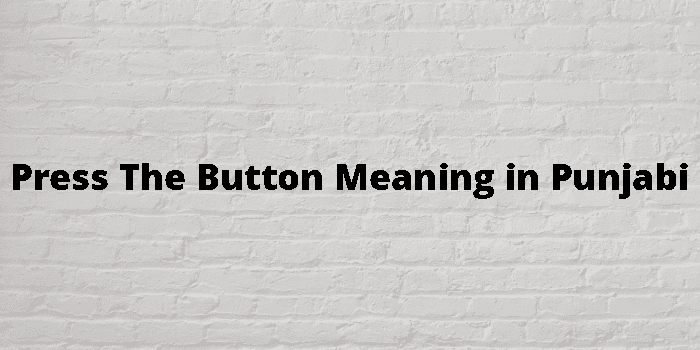 Press The Button Meaning In Punjabi - ਪੰਜਾਬੀ ਦਾ ਮਤਲਬ