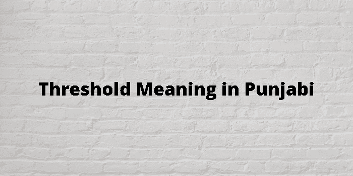 threshold-meaning-in-punjabi