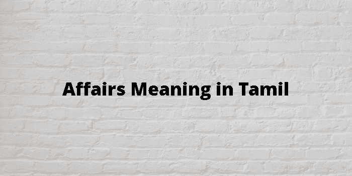 affairs-meaning-in-tamil