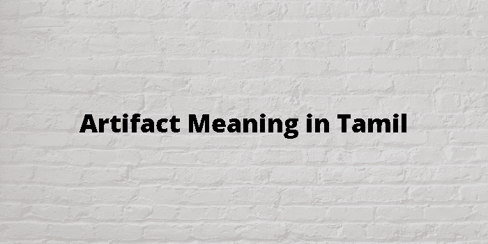 artifact-meaning-in-tamil