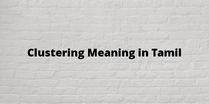 clustering-meaning-in-tamil