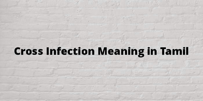 Cross Infection Meaning In Tamil - தமிழ் அர்த்தம்