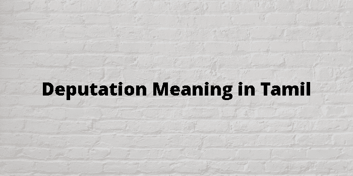 deputation-meaning-in-tamil