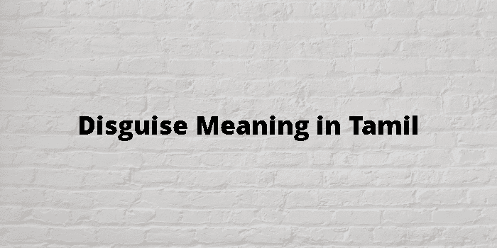 disguise-meaning-in-tamil