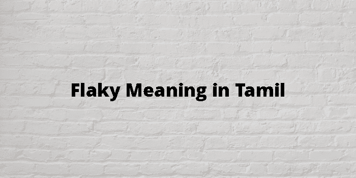 flaky-meaning-in-tamil