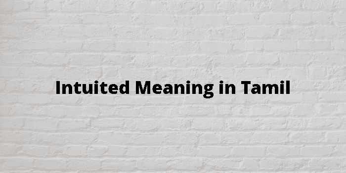 intuited-meaning-in-tamil