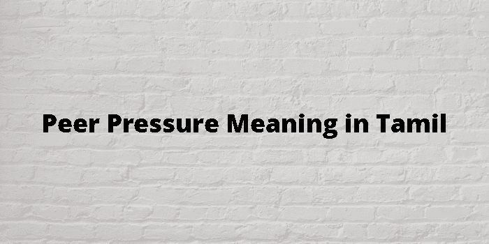 peer-pressure-meaning-in-tamil