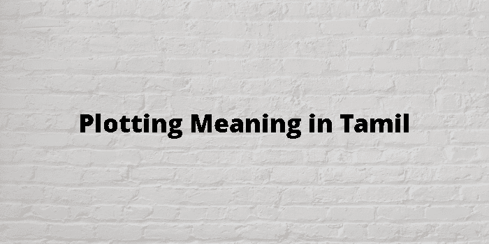 Plotting Meaning In Tamil Definition