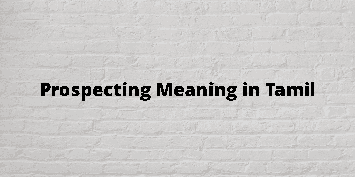 prospecting-meaning-in-tamil