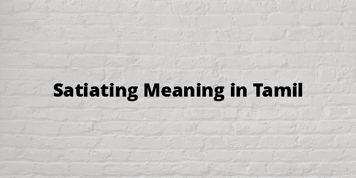 Satiating Meaning In Tamil - தமிழ் அர்த்தம்