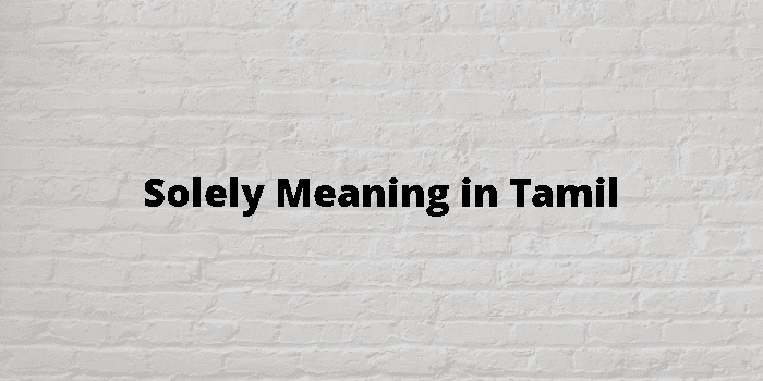 solely-meaning-in-tamil