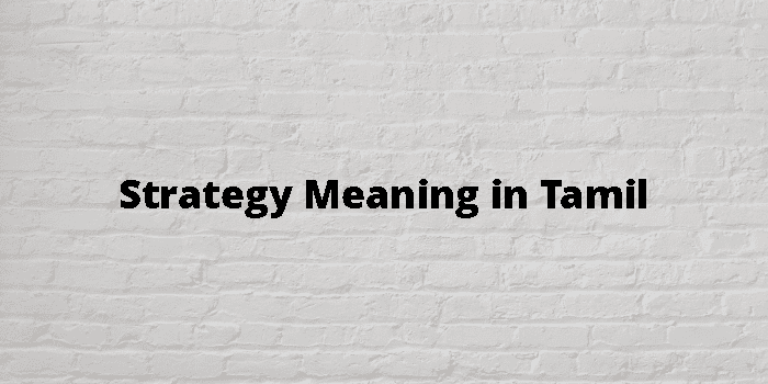 strategy-meaning-in-tamil