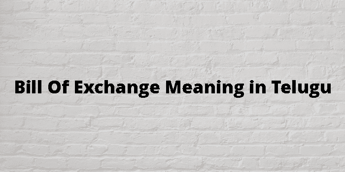 bill-of-exchange-meaning-in-telugu