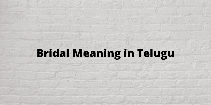 bridal-meaning-in-telugu