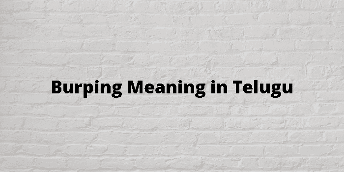 burping-meaning-in-telugu