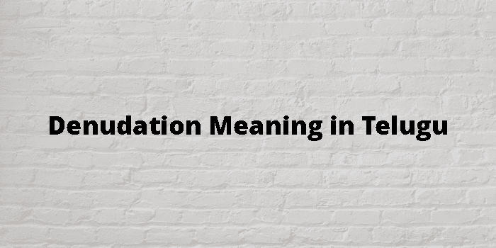 denudation-meaning-in-telugu