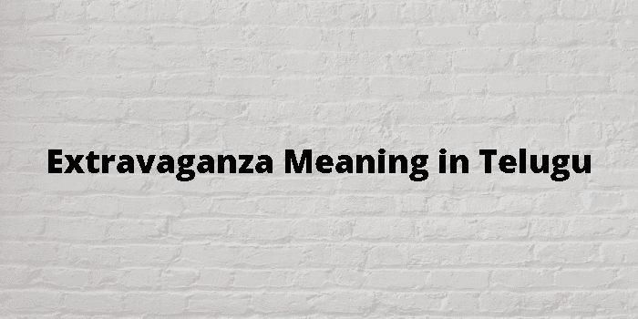 extravaganza-meaning-in-telugu