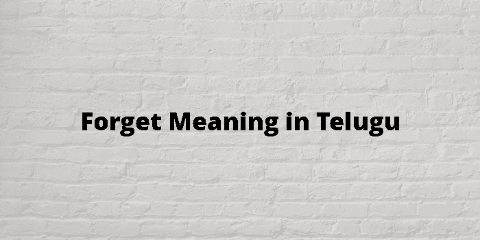 forget-meaning-in-telugu