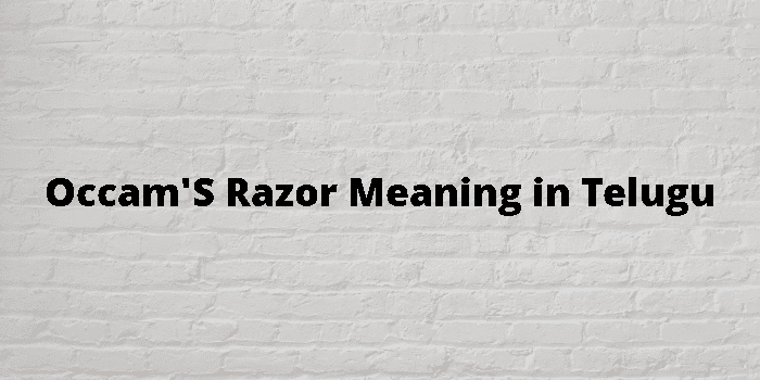 occam-s-razor-meaning-in-telugu