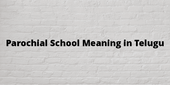 parochial-school-meaning-in-telugu