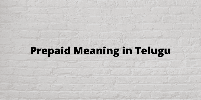 prepaid-meaning-in-telugu