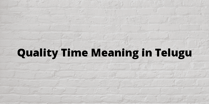 quality-time-meaning-in-telugu