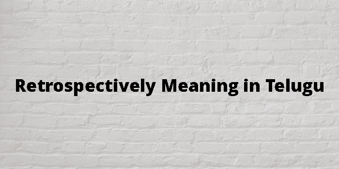 retrospectively-meaning-in-telugu