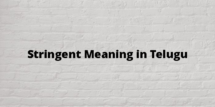 stringent-meaning-in-telugu